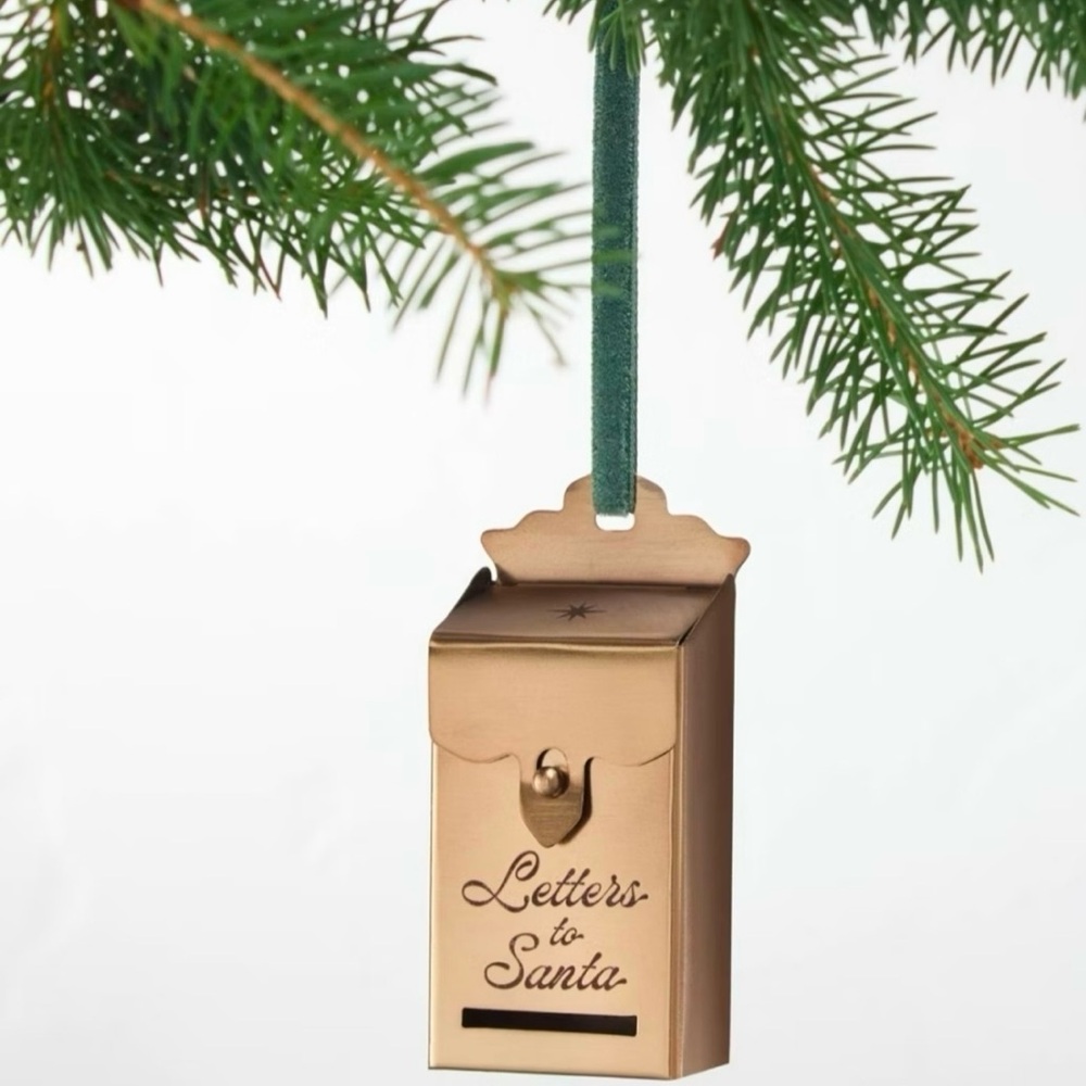Hearth & Hand™ with Magnolia Christmas Brass Letters to Santa Mailbox Ornament
